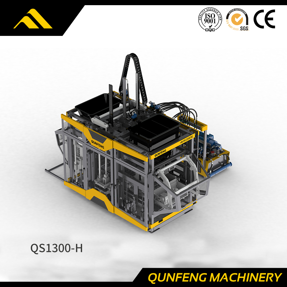 Serie 'supersónica' de máquina de fabricación de bloques de servo avanzada (QS1300-H)